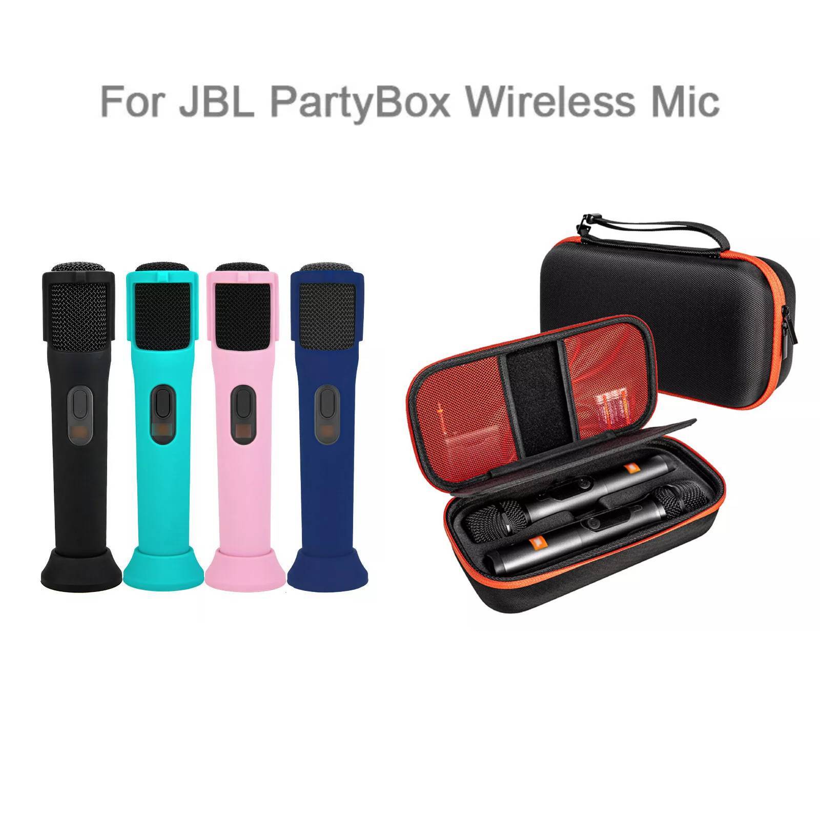 Microphone Silicone Protective Cover / Storage Bag for JBL PARTYBOX Wireless Mic