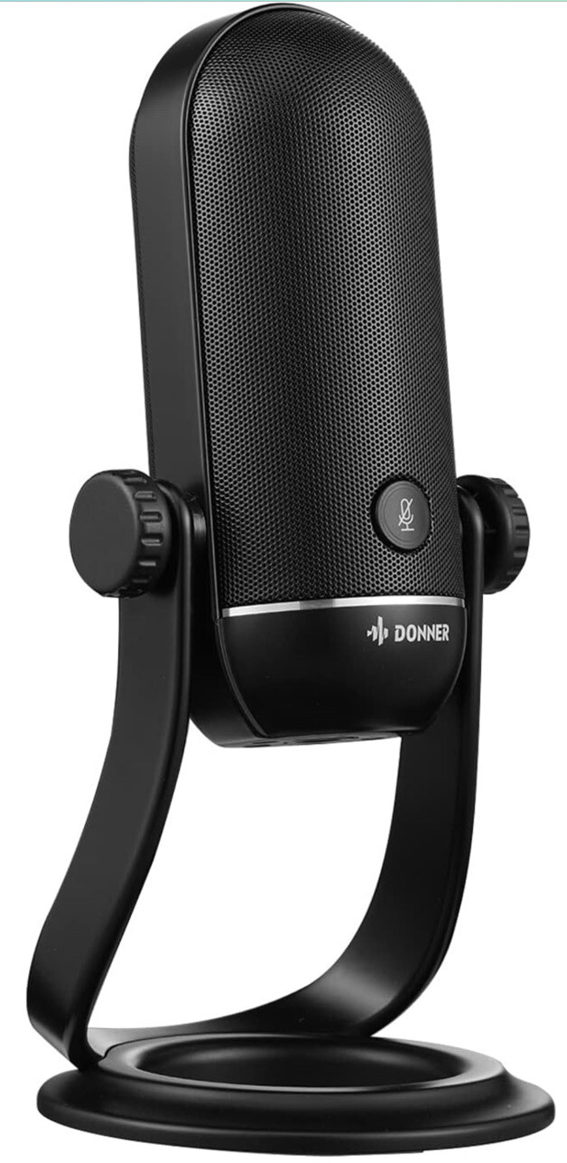 Donner USB Microphone, Computer Condenser Gaming Mic with Monitoring UA-33