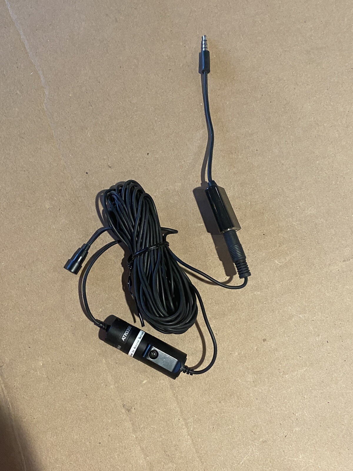 Audio-Technica OMNI ATR3350 Condenser Lavalier Pro Microphone Wired 3.5 mm