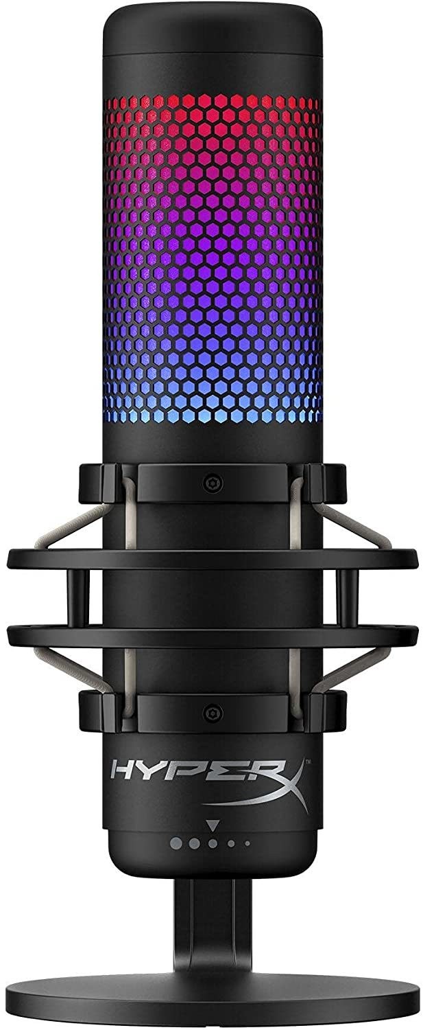 HyperX QuadCast S RGB Standalone Microphone for PC PS4 Streamers Gamers 4P5P7AA