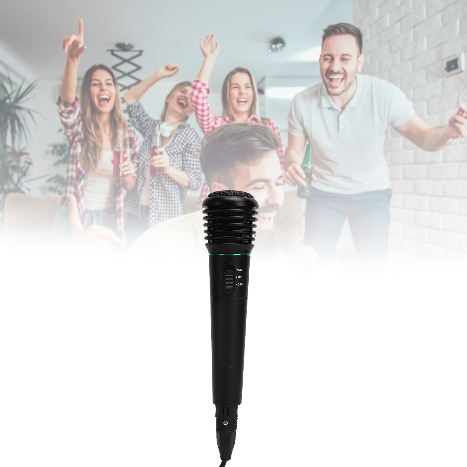Handheld Dynamic Microphone Wired And Wireless 2‑in‑1 Karaoke Microphone Fo LIOE