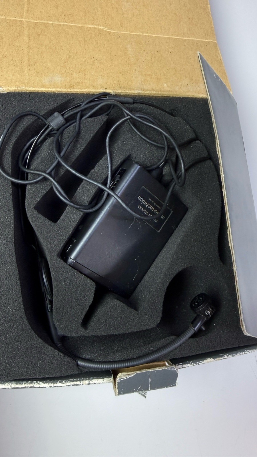 Audio Technica Headset ATM71 And Power Module Vintage Japan Untested 4c