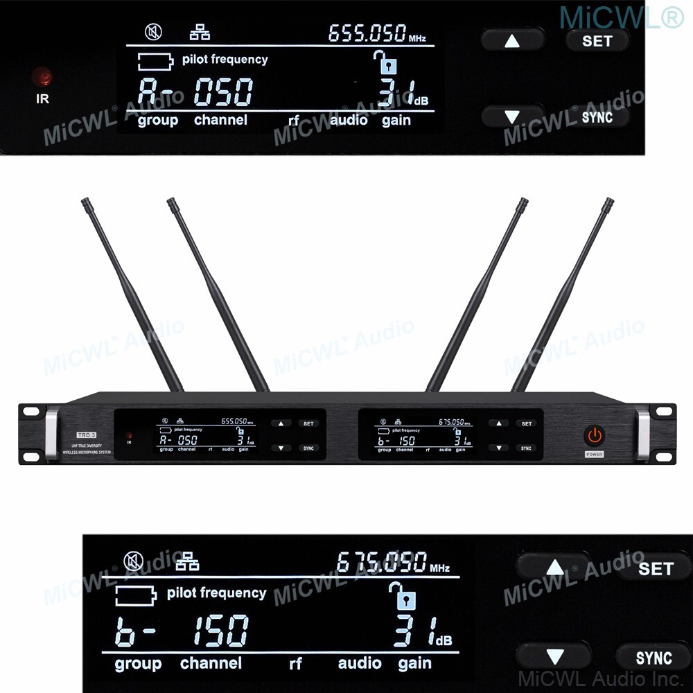 ULXD4D Receiver UR4D+ Wireless Microphone System Gold KSM9 Condenser Capsule MIC