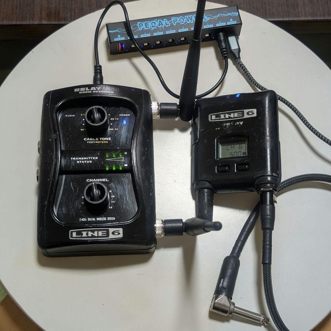 Line 6 Relay G50 Wireless Guitar System Receiver Transmitter Tested Japan