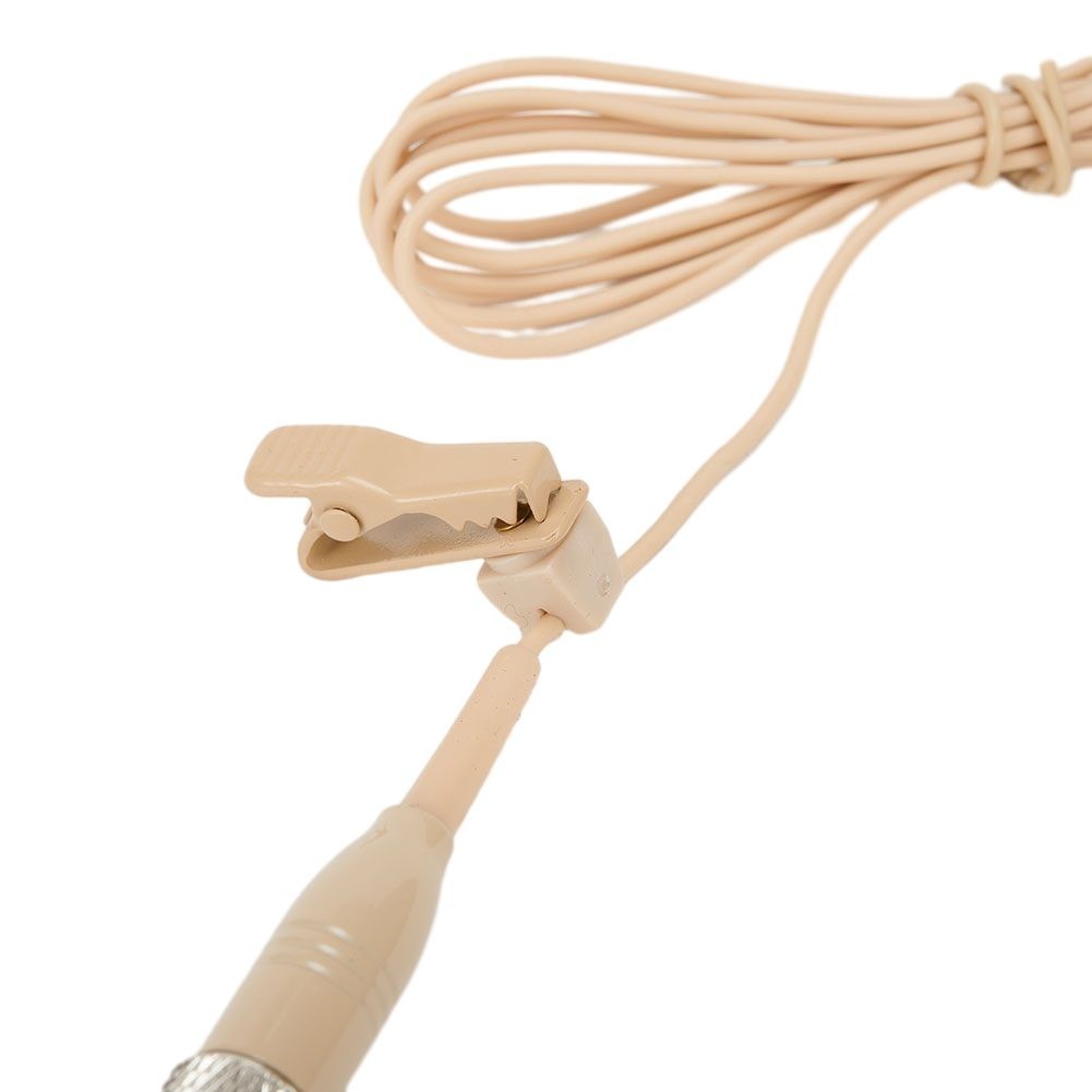 Lavalier Lapel Mic Microphone 3-Pin 3.5mm 4-Pin XLR Cardioid Lapel Clip