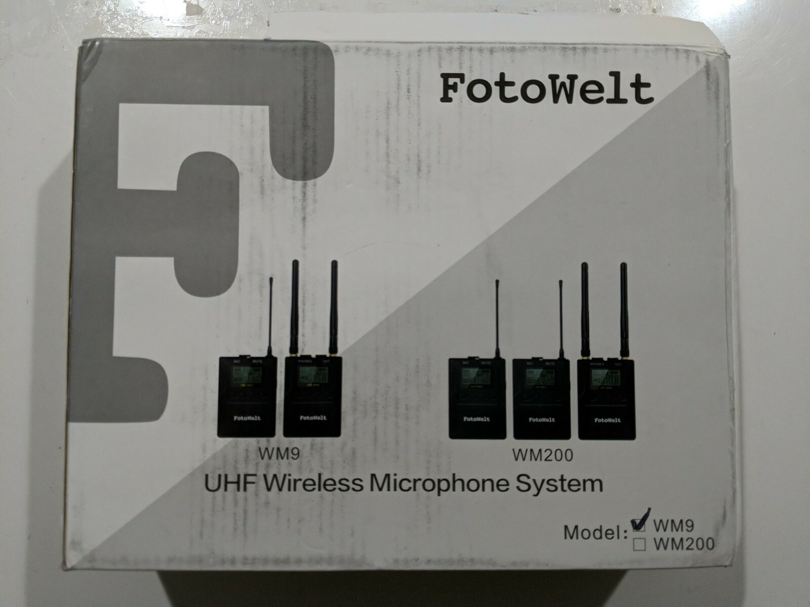 Pixel 50-Channel Professional UHF Wireless Microphone System WM-9