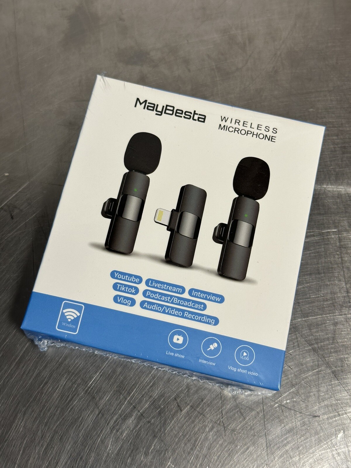 Lot of 240! MAYBESTA Professional Wireless Lavalier Lapel Microphone iPhone iPad