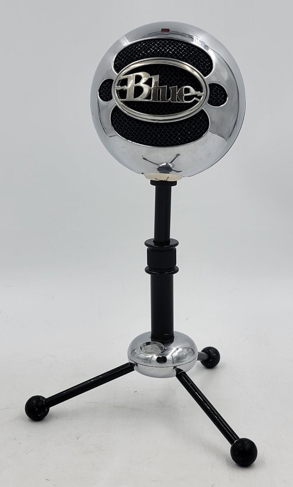 Blue Snowball USB Microphone For PC & MAC Aluminum Silver Chrome Used