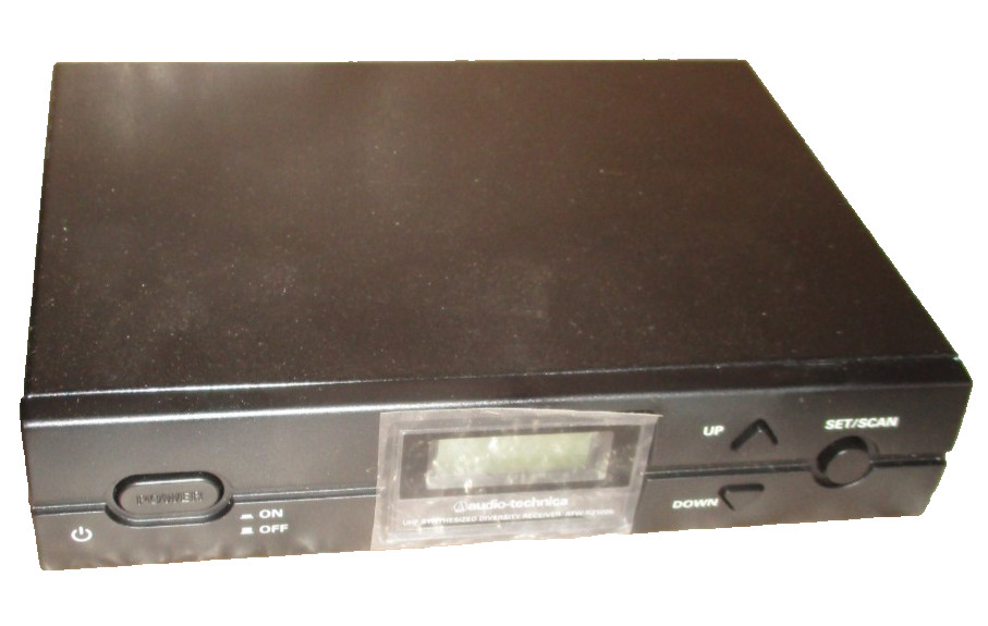 Audio-Technica ATW-R2100bD UHF Synthesized Diversity Receiver | No Power Adapter