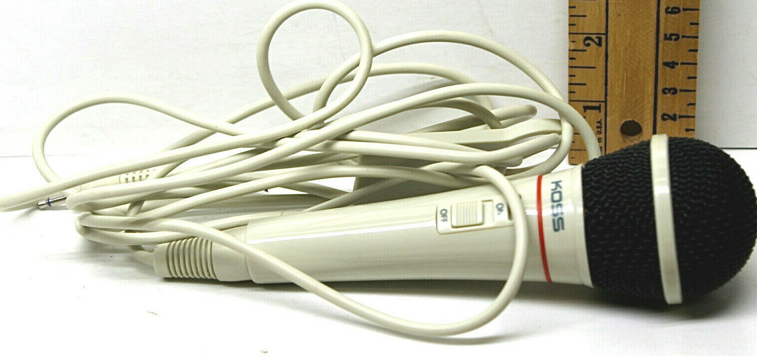 Koss M-11 Voice Sound Effects Sampling Computers Uni-directional Podcast + Stand