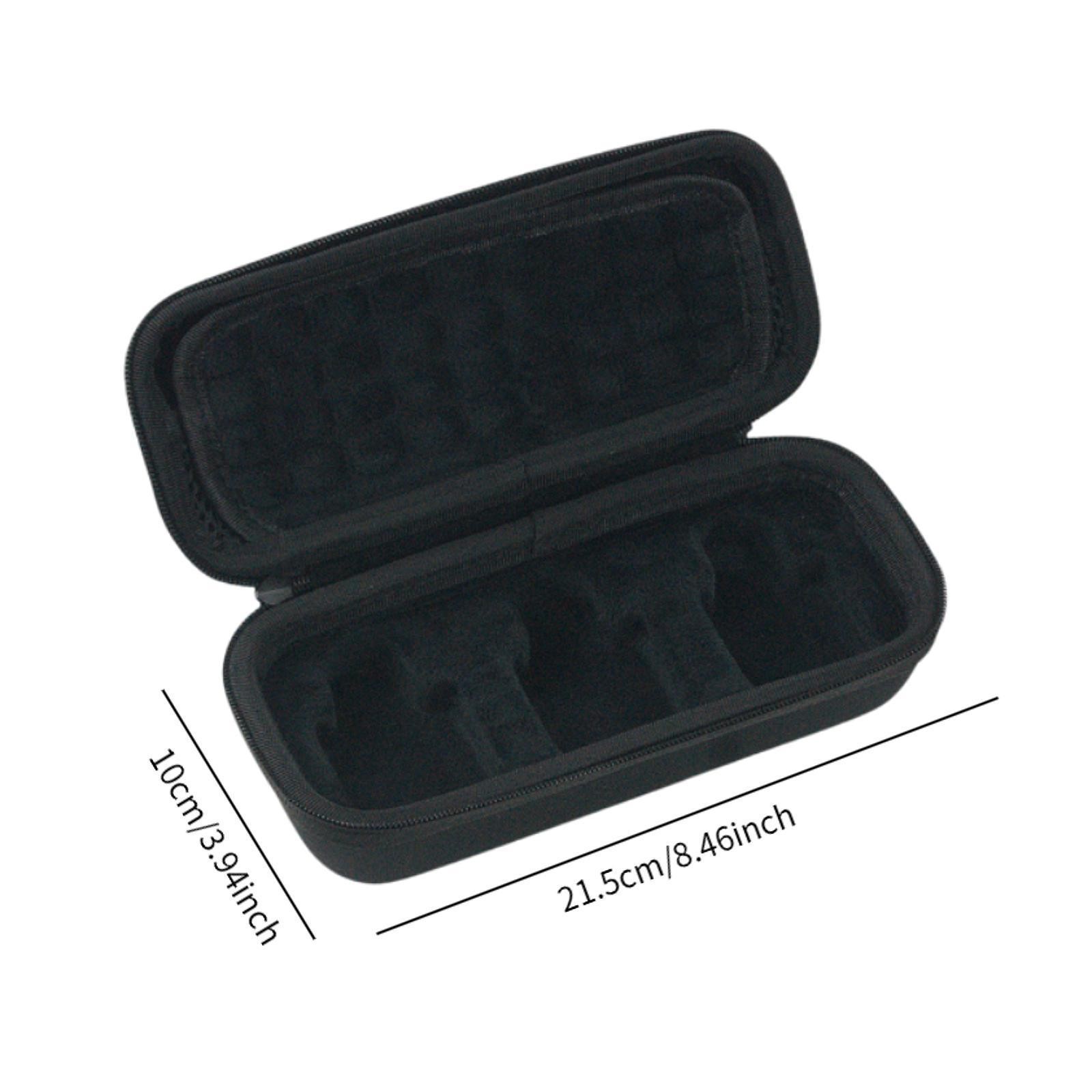 Cordless Mic Case Carry Bag 3 Slots for Cordless Protective Mic Bag with