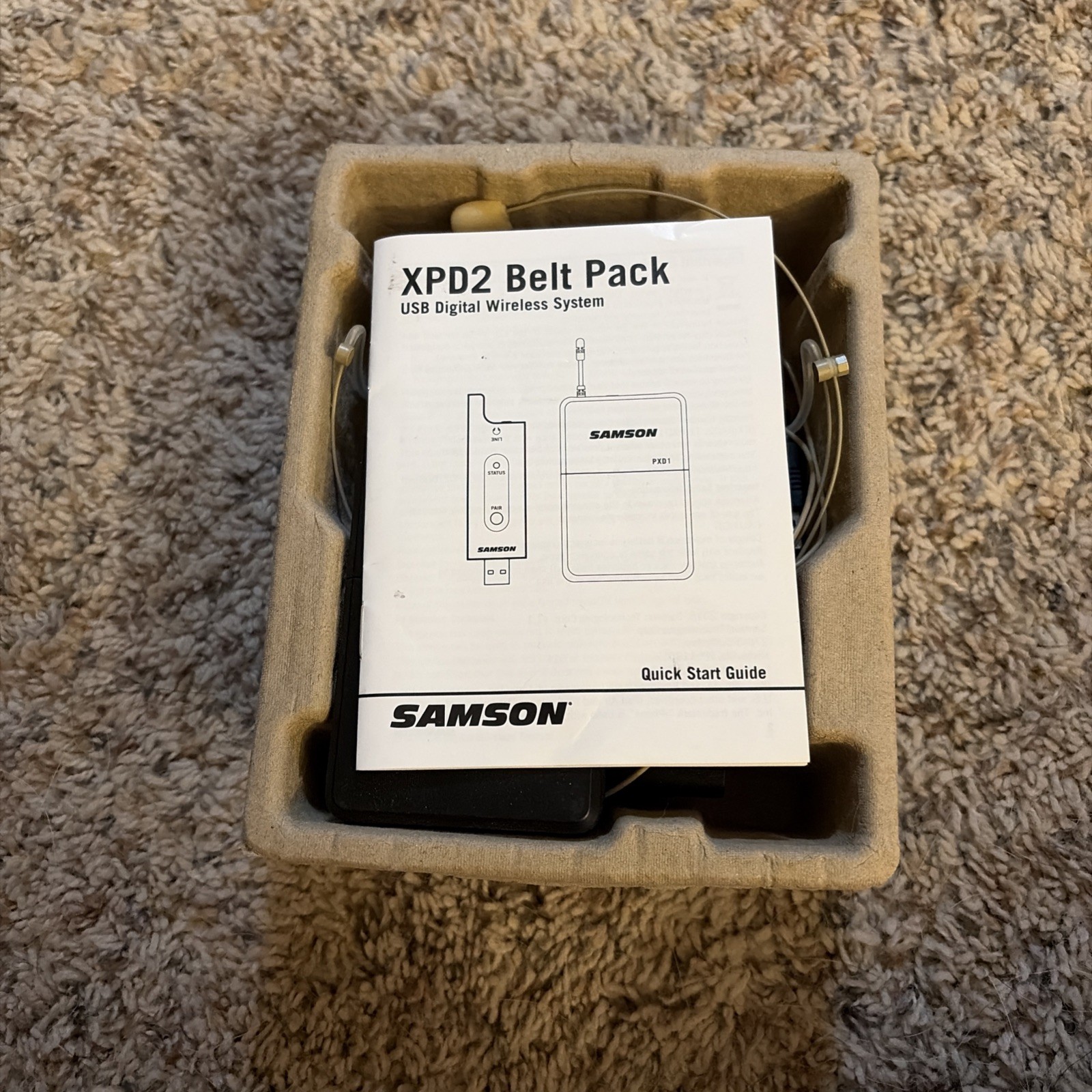 Samson XPD2 Headset USB Digital Wireless System – Used, Tested, Complete Box