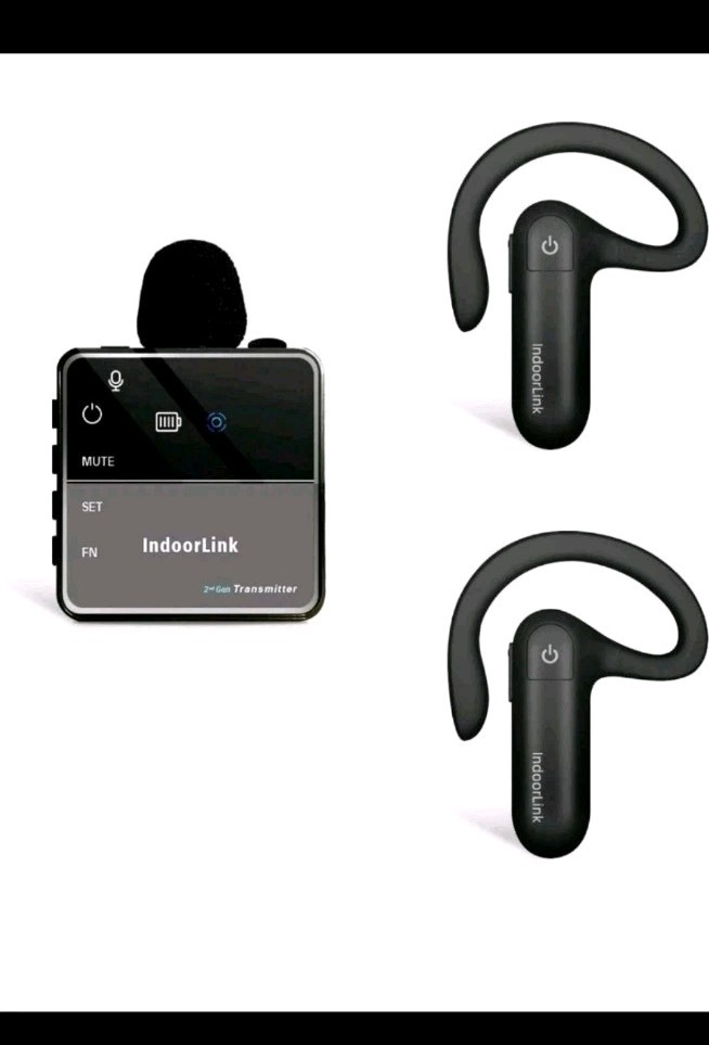 IndoorLink Lavalier Whisper Wireless Tour Guide System- New