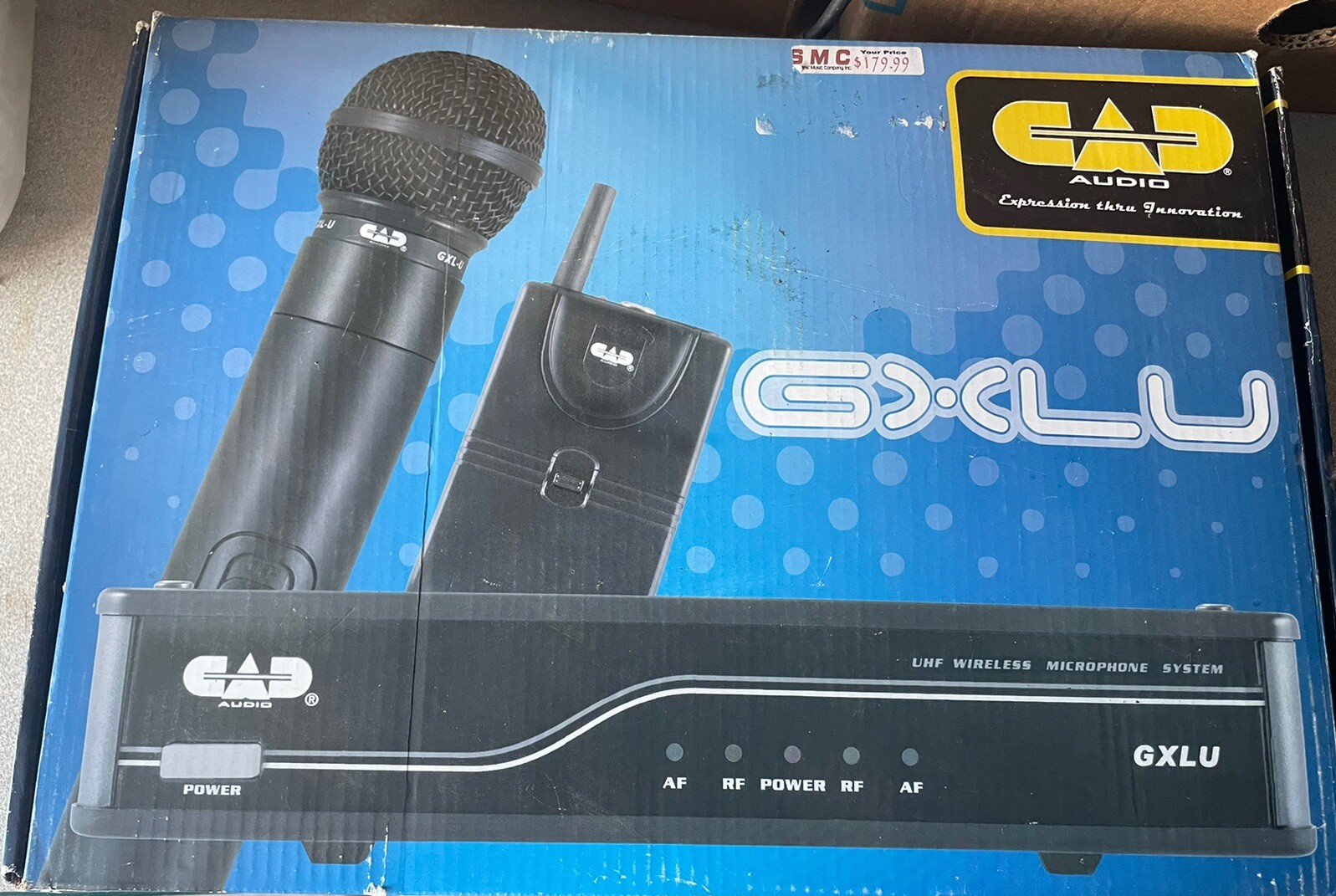 CAD Audio GXL Combo Wireless System Handleheld and Body Pack Open Box