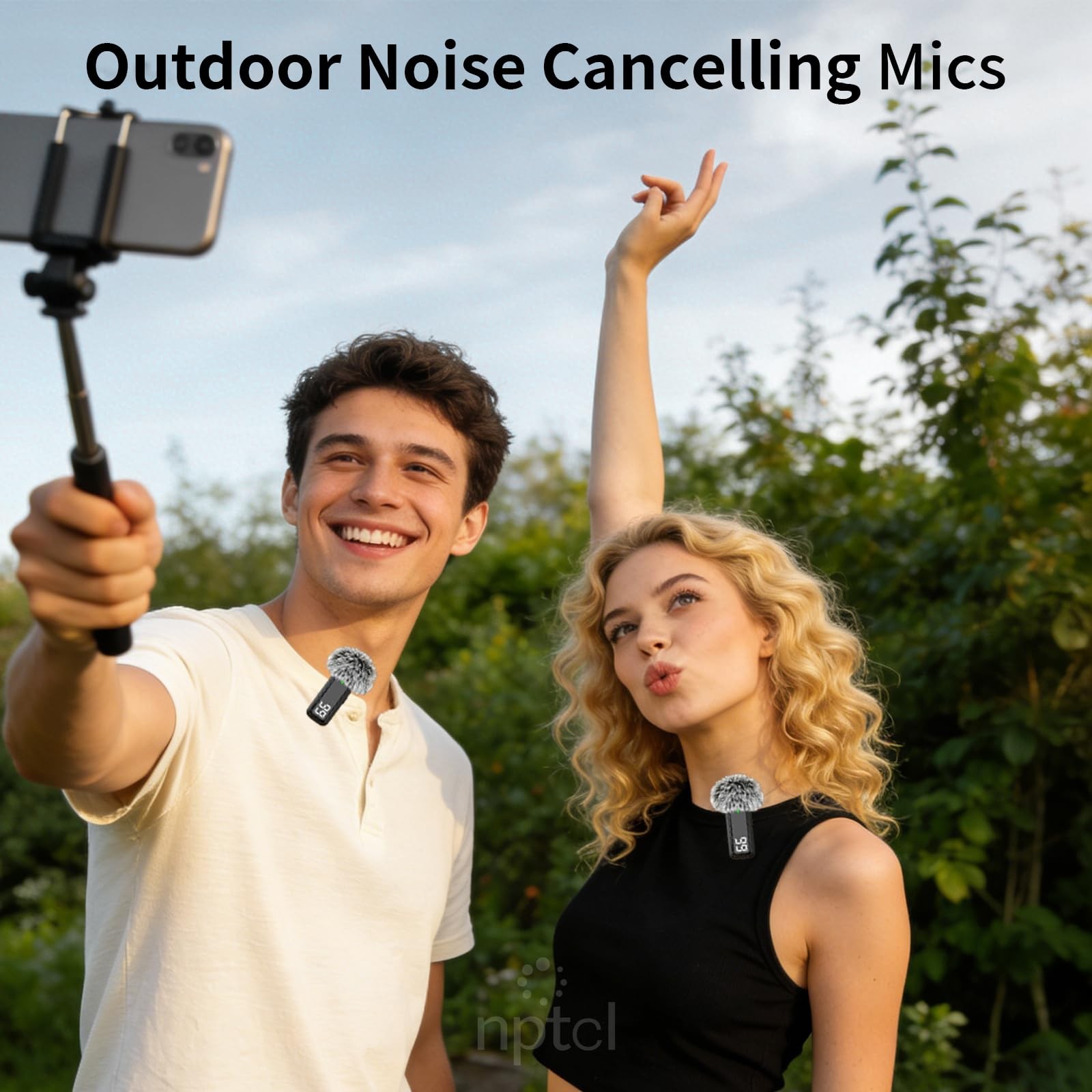 Wireless Lavalier Microphone for iPhone Android Phone – USB Type C Mini Micro…