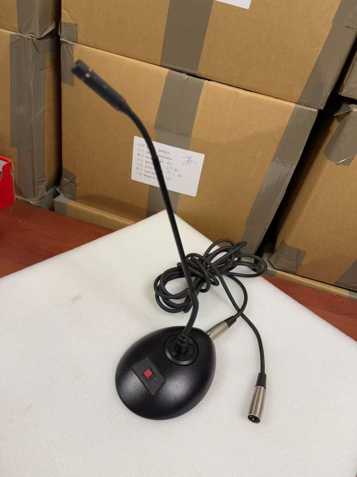 Audio-Technica AT8615RS Microphone Base with Pro490L Microphone