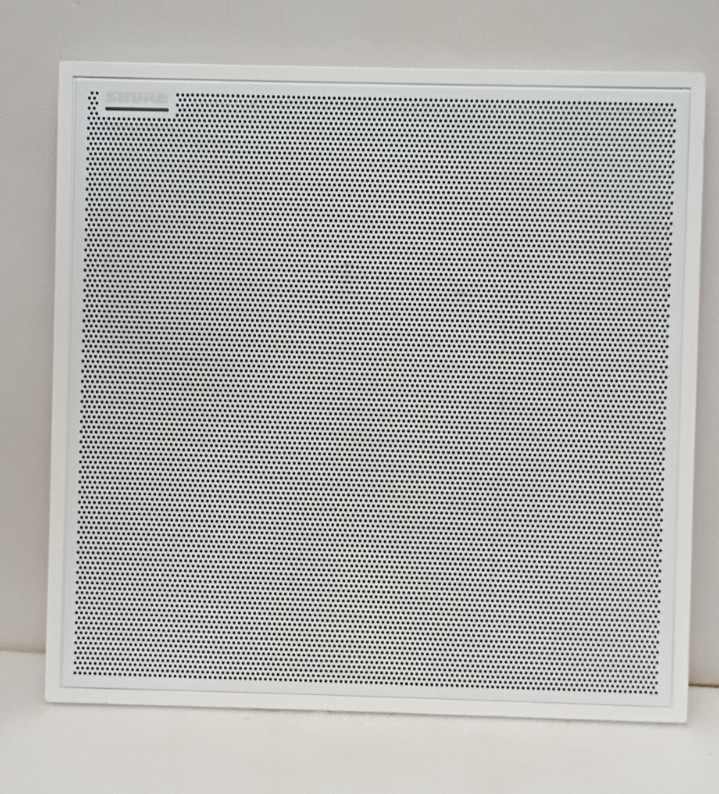 Shure MXA910W Microphone Microflex Wired Ceiling Array 2/24″ x 24″ PARTS/REPAIR