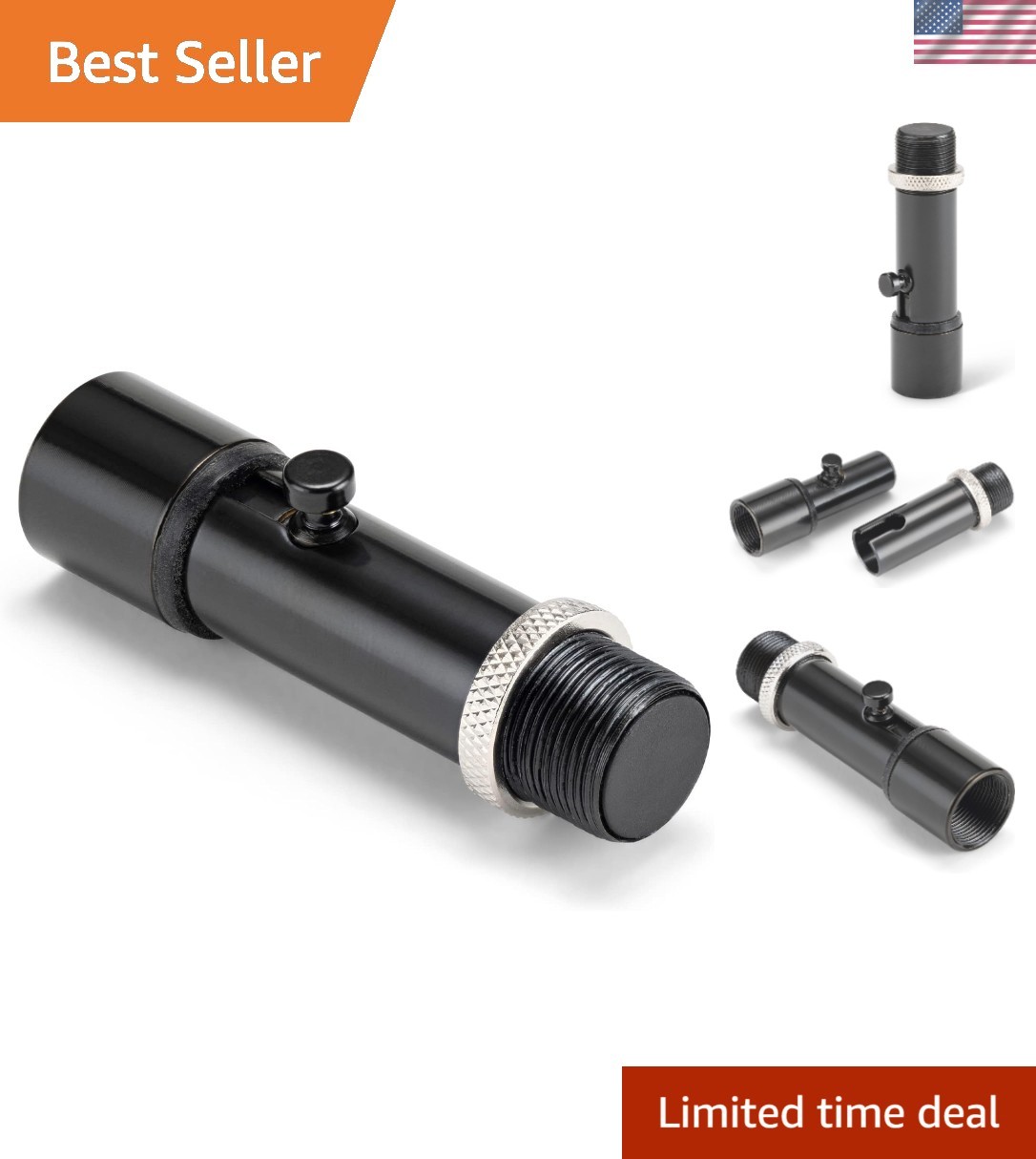 QK-2B Quik-Release Mic Adapter For Quick, Easy Microphone Interchange, Screwl…