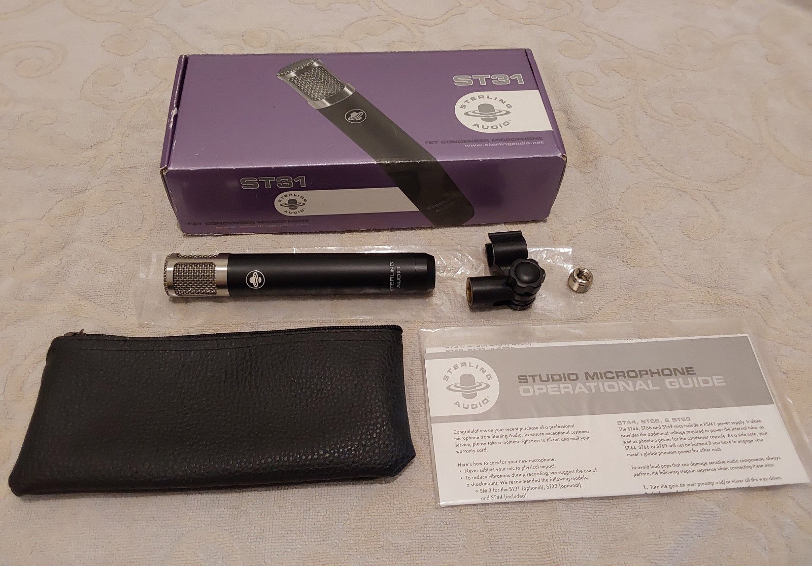 Sterling Audio ST31 Small Diaphragm FET Condenser Mic “Lightly Used”