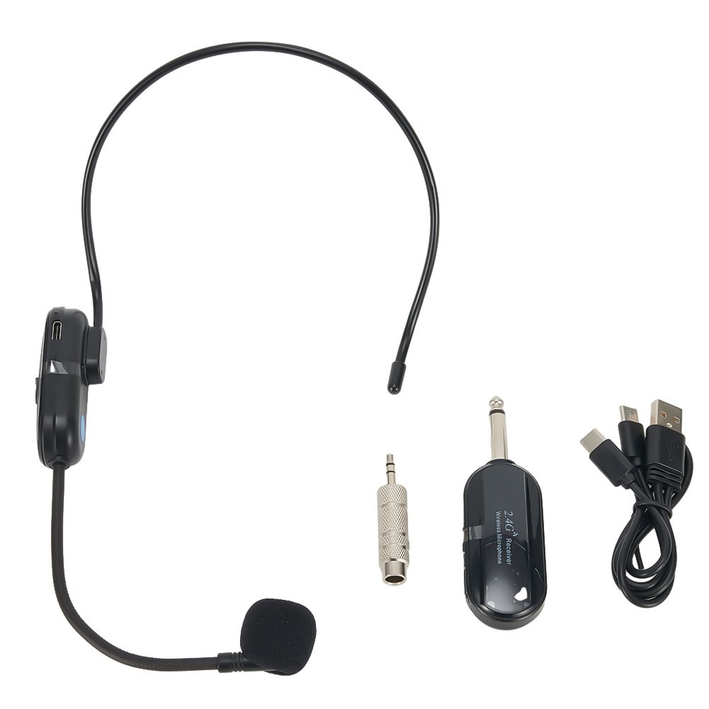 for 2.4G Wireless Microphone Headset 160FT Range Mic System for Teach Outdoor