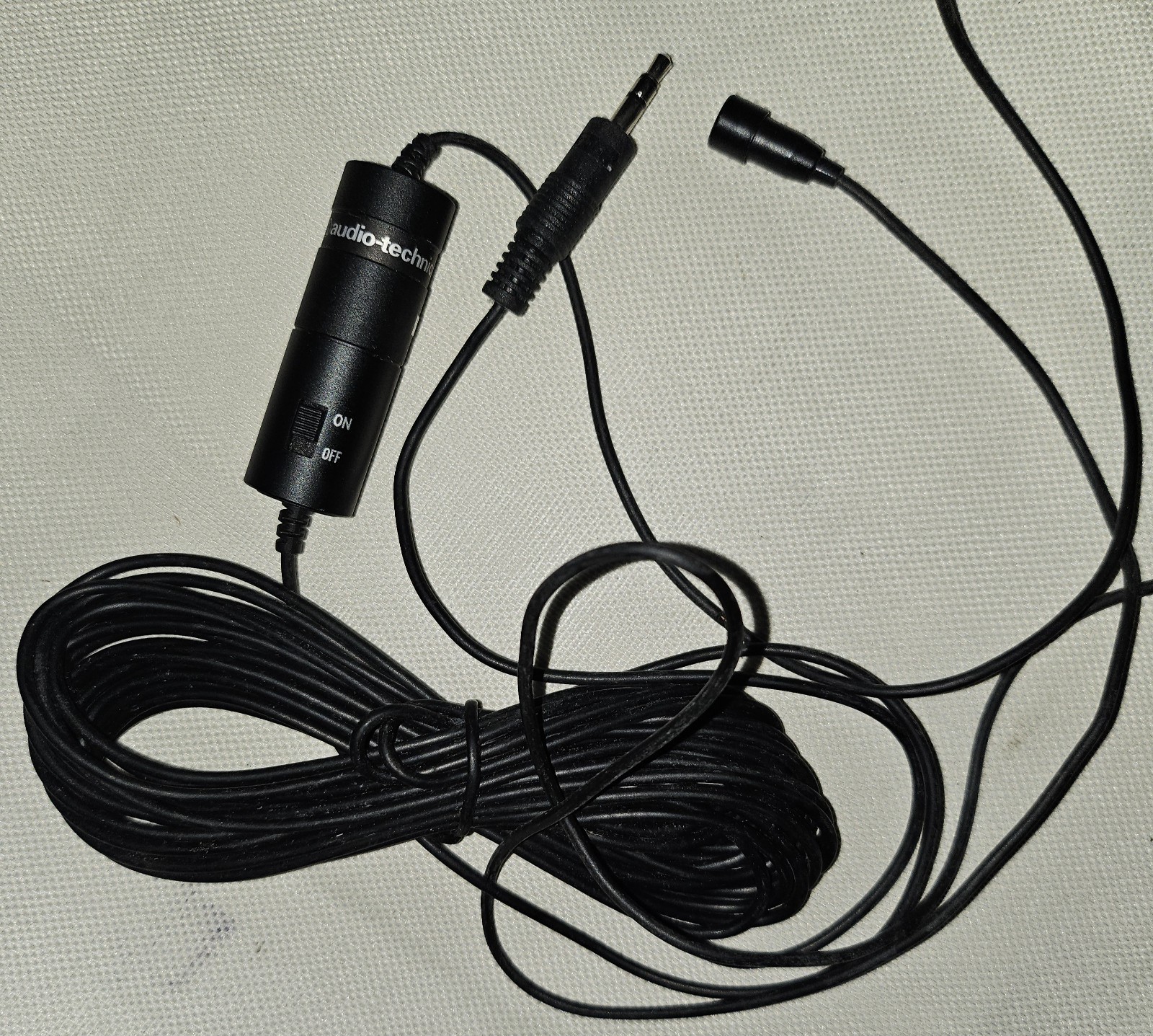 AUDIO TECHNICA OMNI ATR3350 CONDENSER LAVALIER LAPEL MIC MICROPHONE