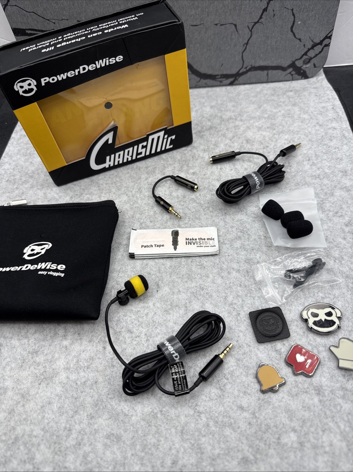Power DeWise CharisMic Microphone W/ Clip – Smartphone vlogging