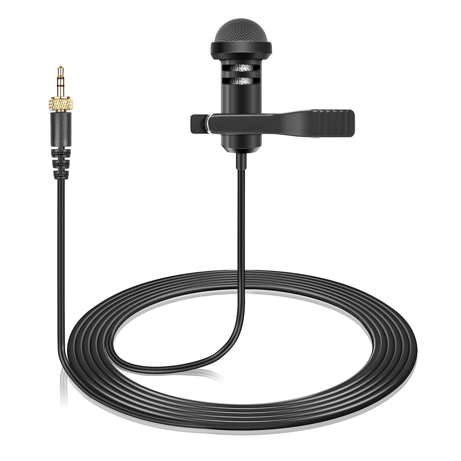 Lavalier Microphone Compatible with Sennheiser Wireless Bodypack Transmitter,…