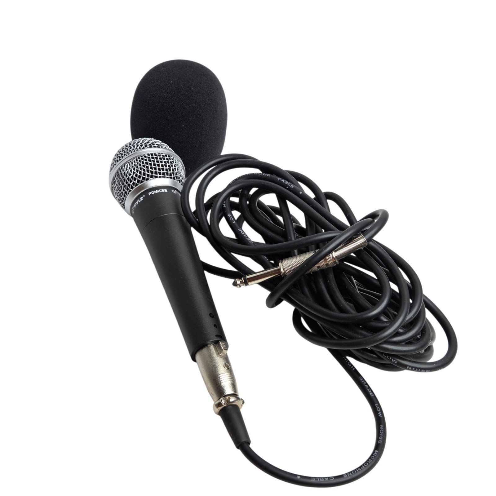 Pyle PDMIC58 Dynamic Wired Professional Microphone Low Noise Cable TESTED!
