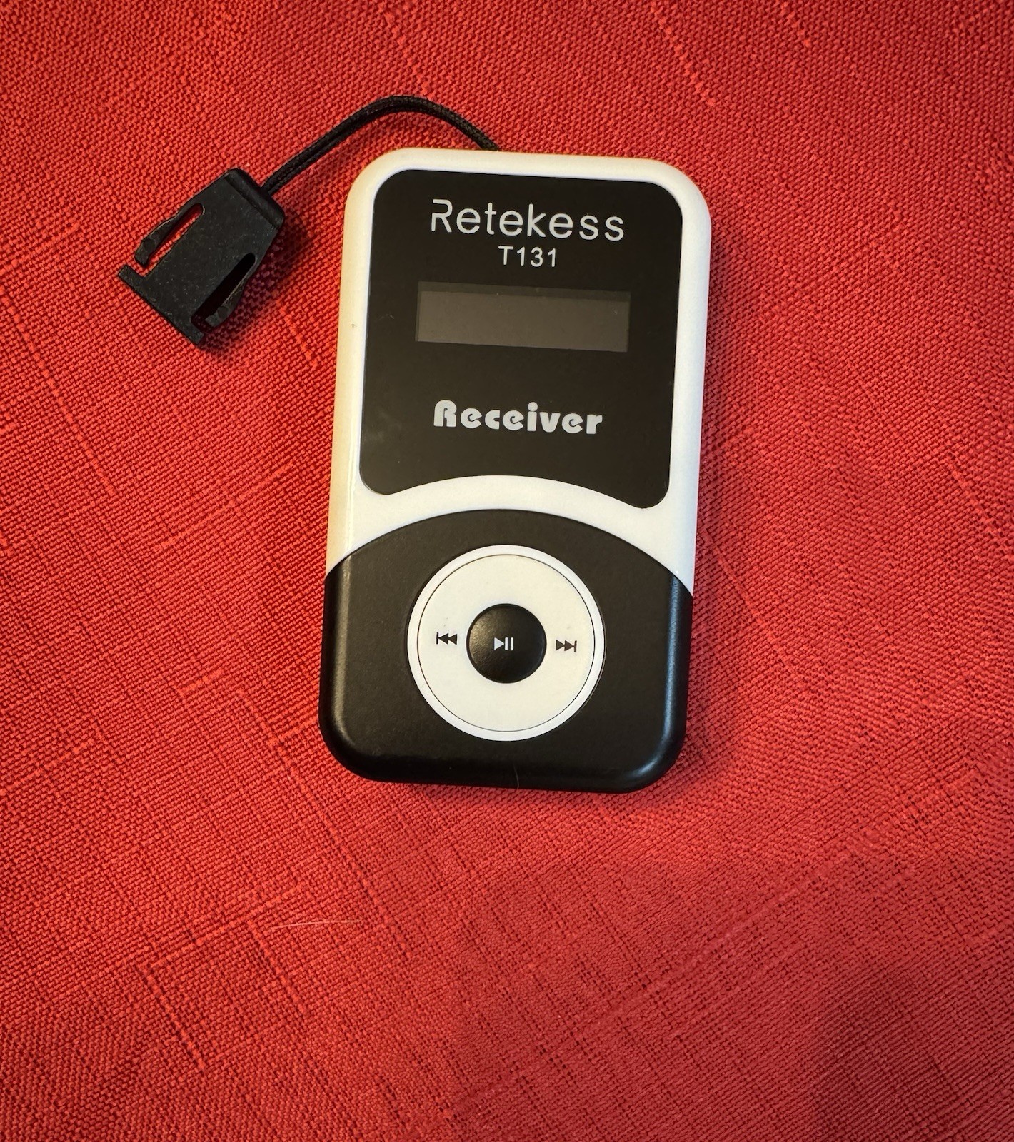 Retekess T131 Wireless Tour Guide Receiver with 3.5mm Universal Audio Jack