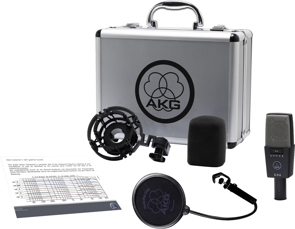AKG C414 XLS Reference MultiPattern Condenser Microphone