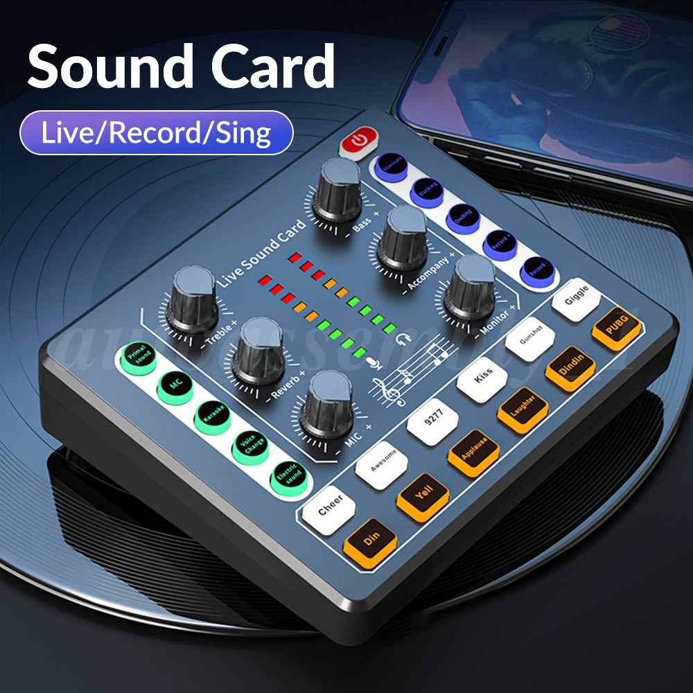 Complete Home Studio Recording Kit Mixer Condenser Mic Bundle for Music Podcast